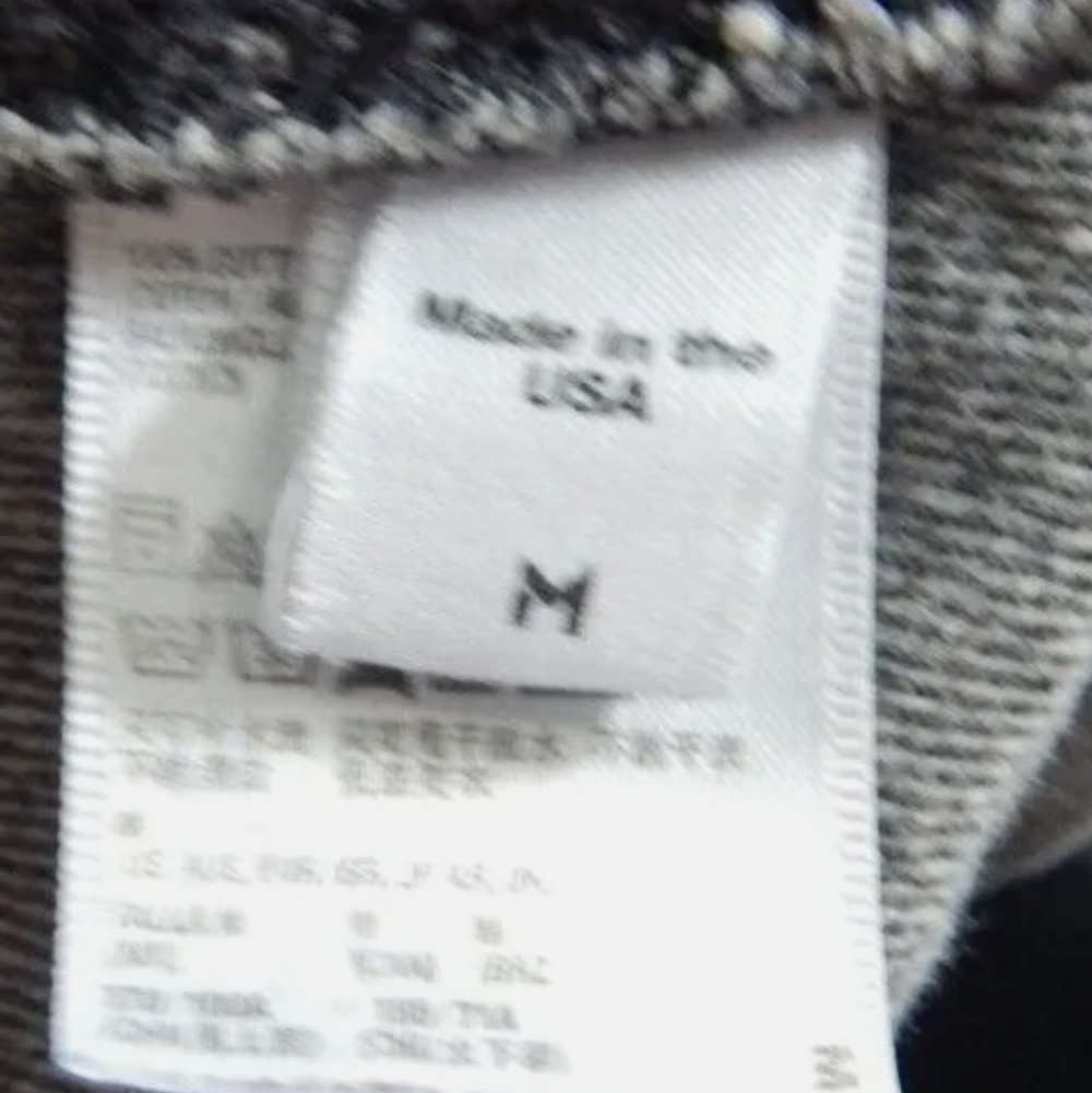 American Apparel Gray Denim Skater Skirt - Picture 2 of 4